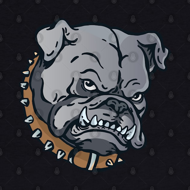 Angry Bulldog by TomCage